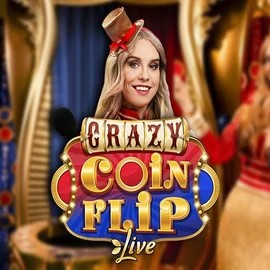 Crazy Coin Flip slot visual from Evolution available on herospincasino.eu.com