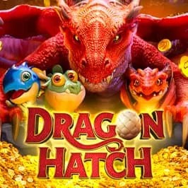 Dragon Hatch logo by PG Soft at Herospin Casino