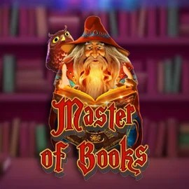 Master of Books slot logo by Swintt at Herospin Casino