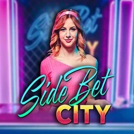 Side Bet City slot logo by Evolution at Herospin Casino