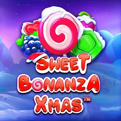 Sweet Bonanza Xmas Slot logo by Pragmatic Play at Herospin Casino